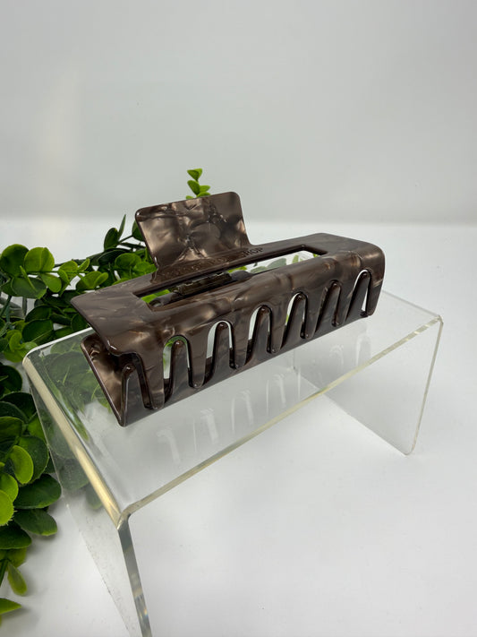 Hot Cocoa Luxury Claw Clip