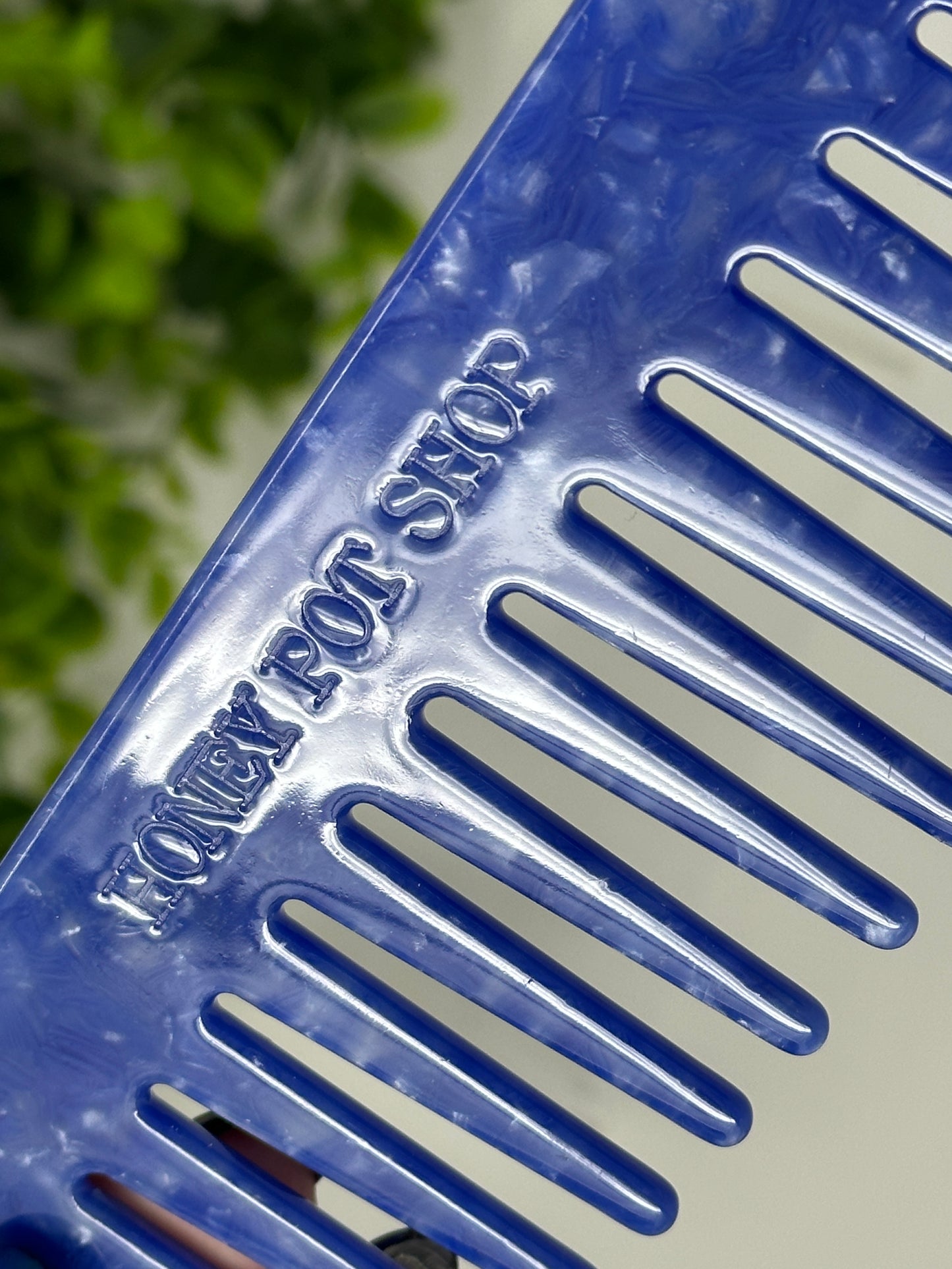 Indigo Hair Comb