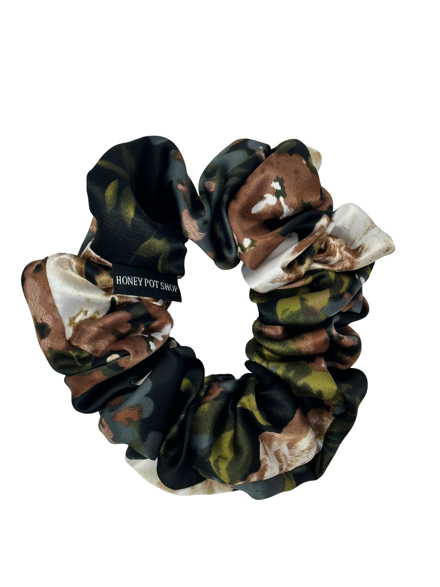 Copper Flowers Satin