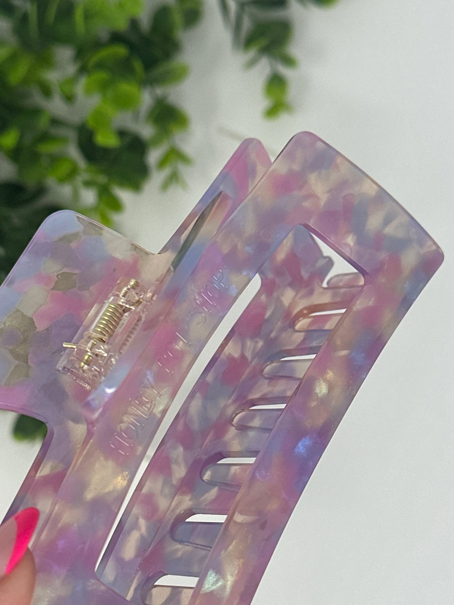 Cotton Candy XL Claw Clip