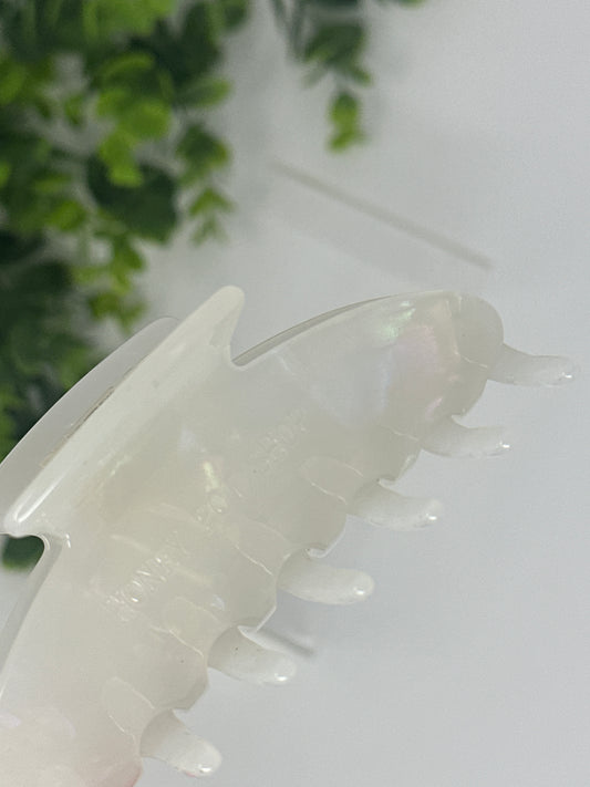 Moonstone Round Claw Clip