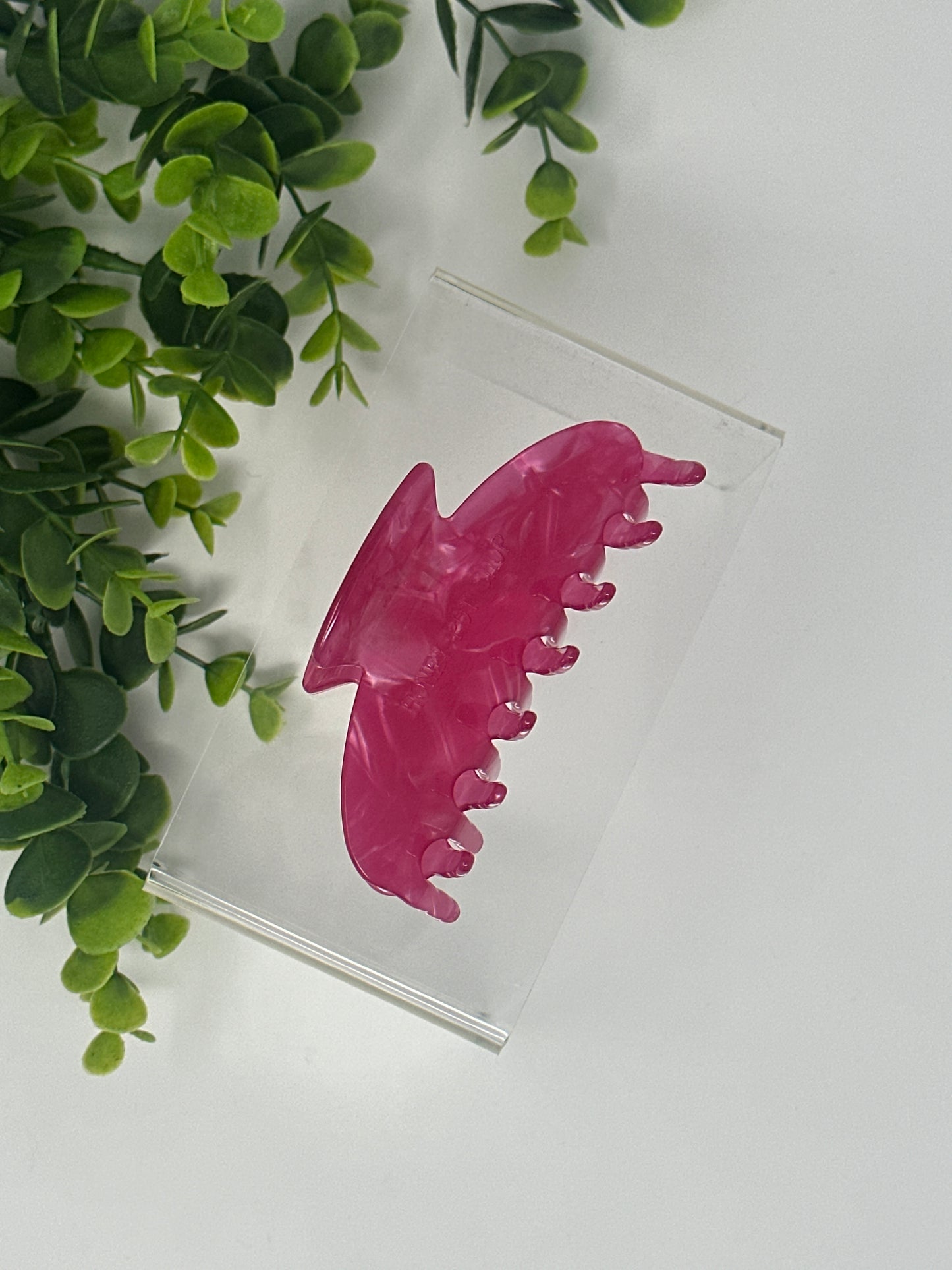 Pink Round Claw Clip