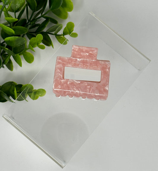 Blush Claw Clip