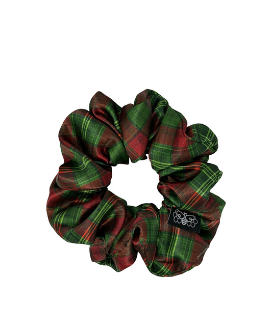 Christmas Plaid Satin