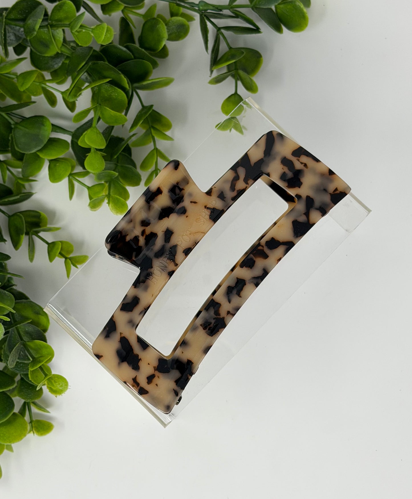 Tortoise XL Luxury Claw Clip