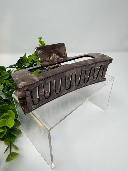 Hot Cocoa XL Luxury Claw Clip