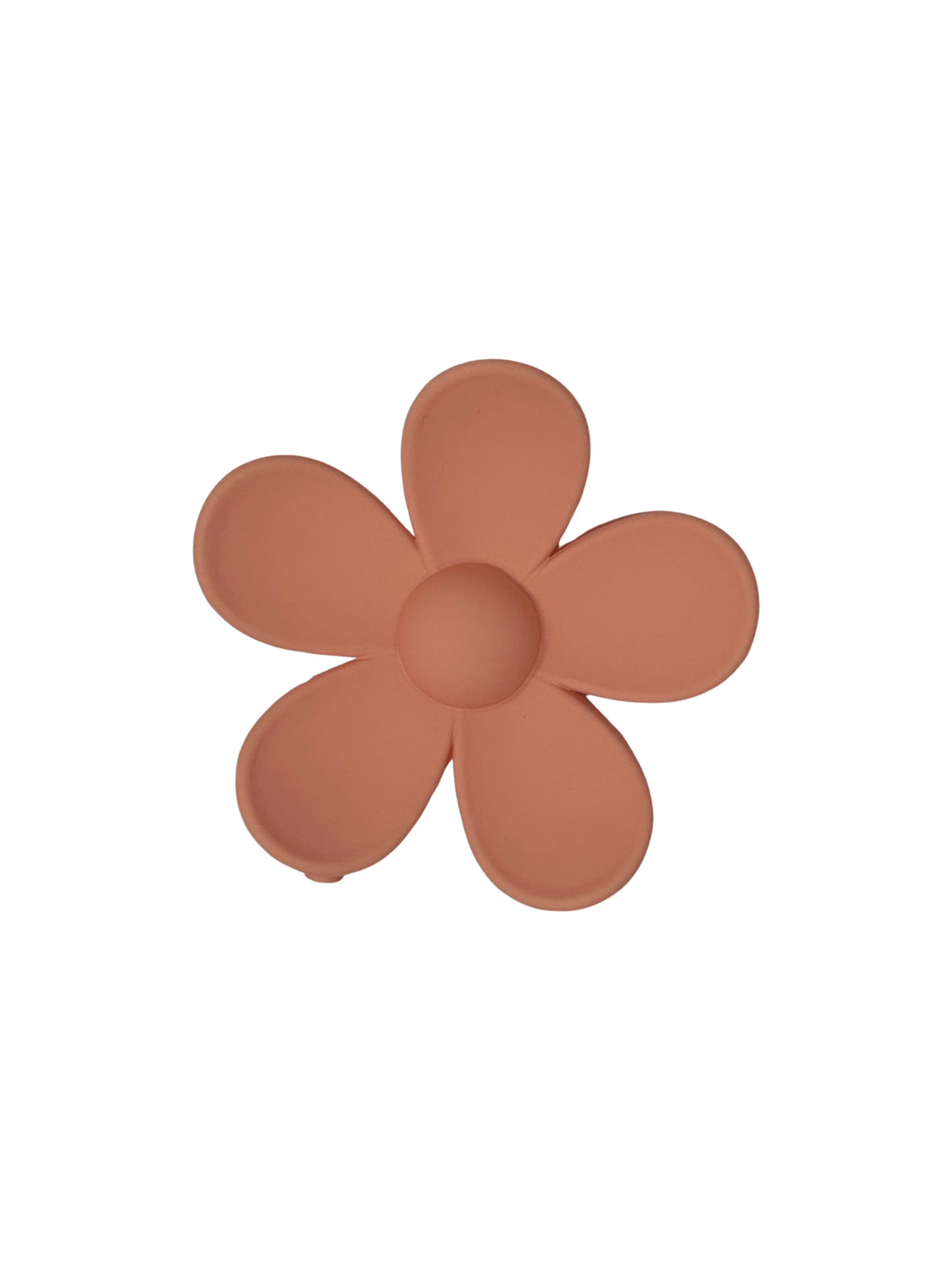 Peach Flower Clip