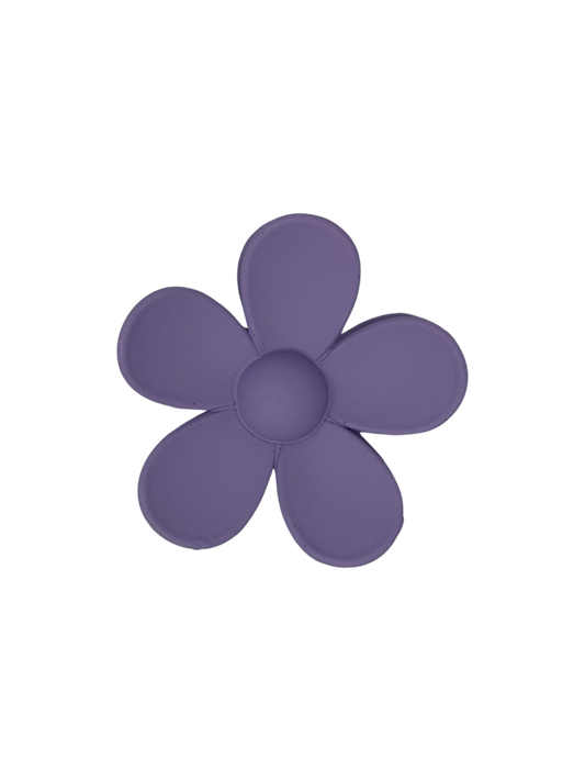 Purple Flower Clip