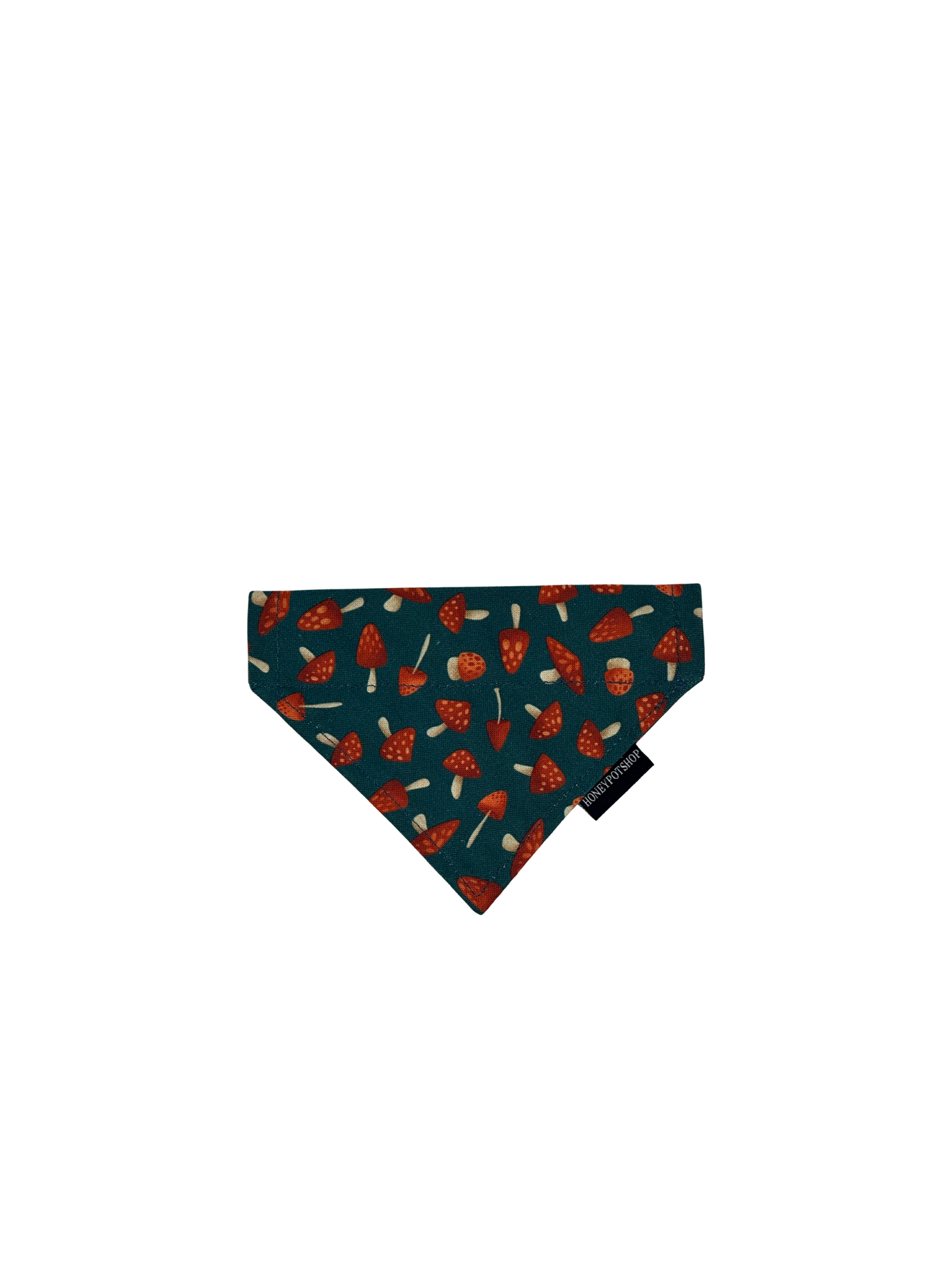 Mushroom (Teal) Pet Bandanas