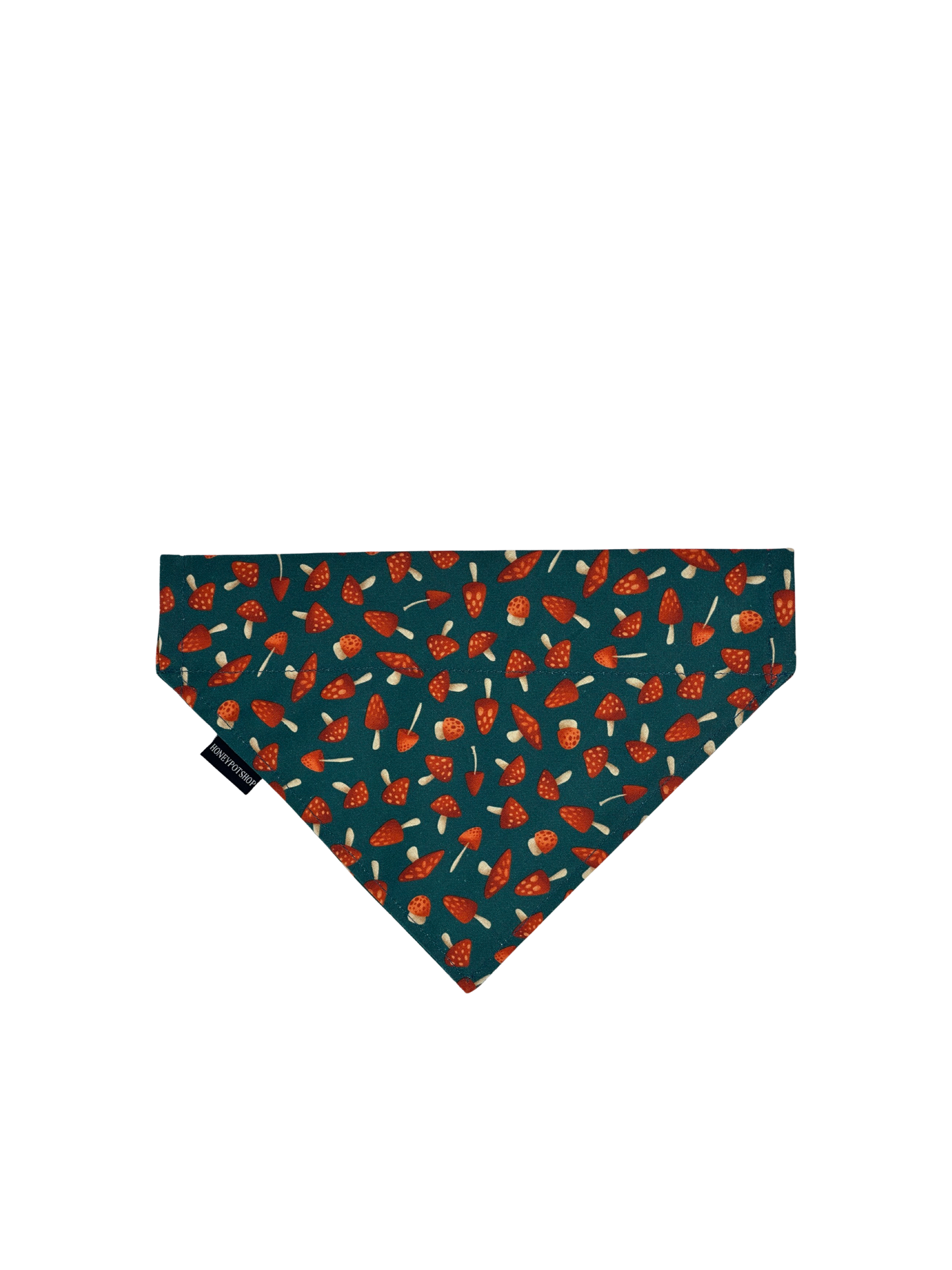 Mushroom (Teal) Pet Bandanas