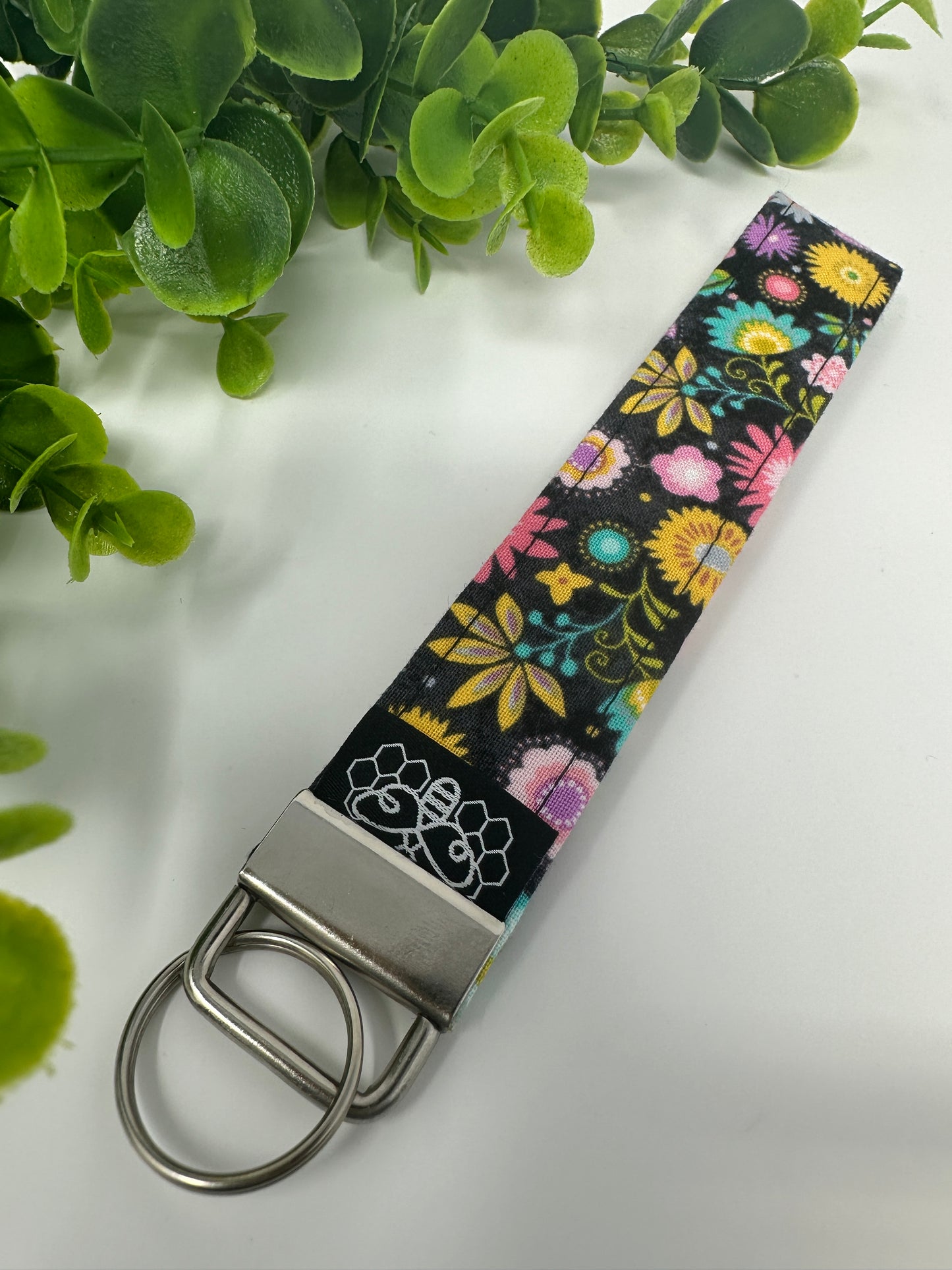 Floral Keychain Lanyard