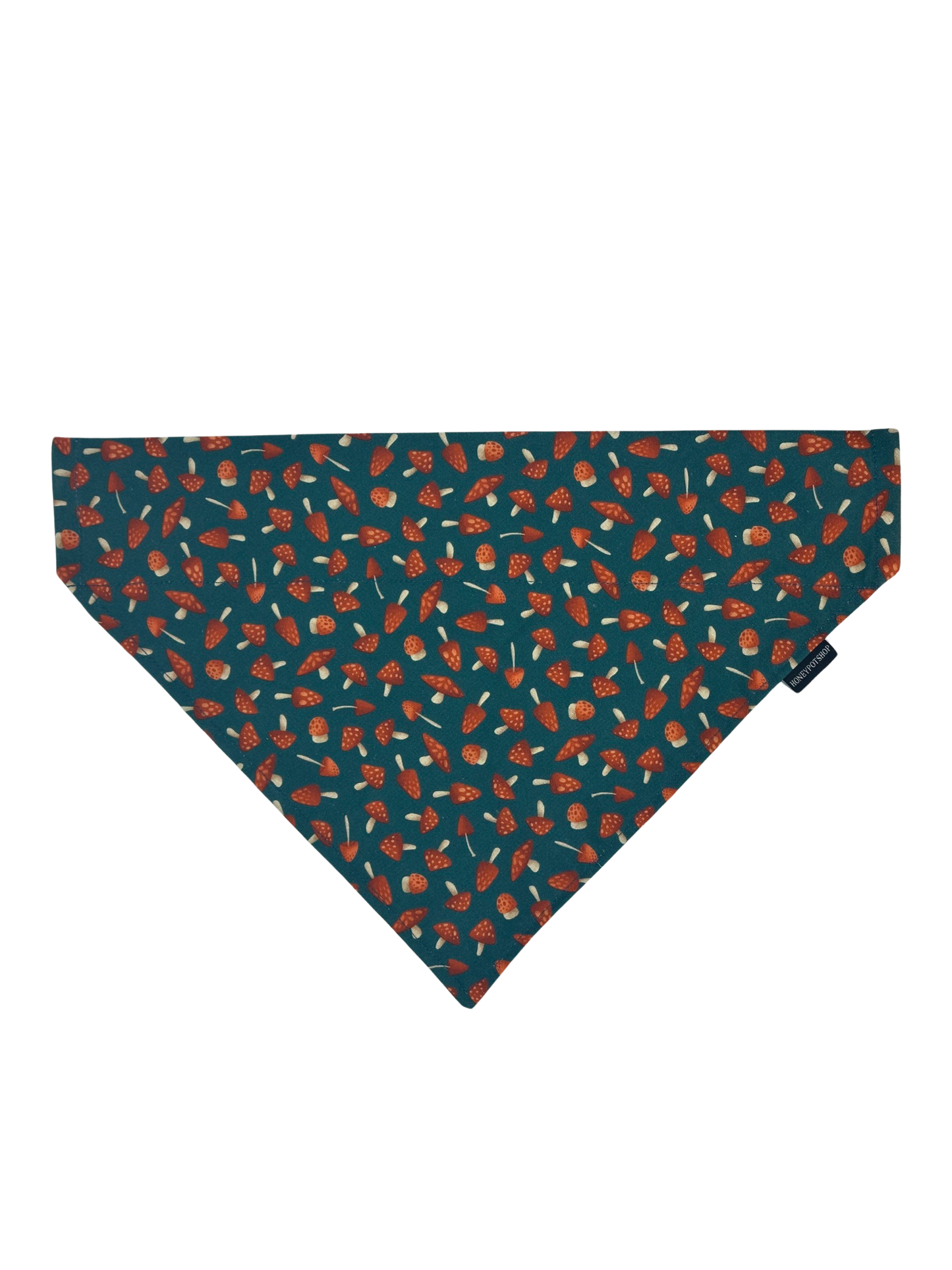 Mushroom (Teal) Pet Bandanas