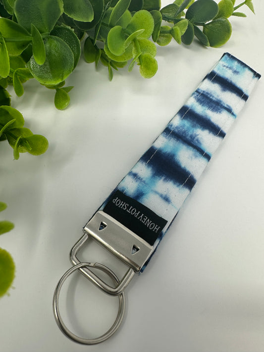 Shibori Keychain Lanyard