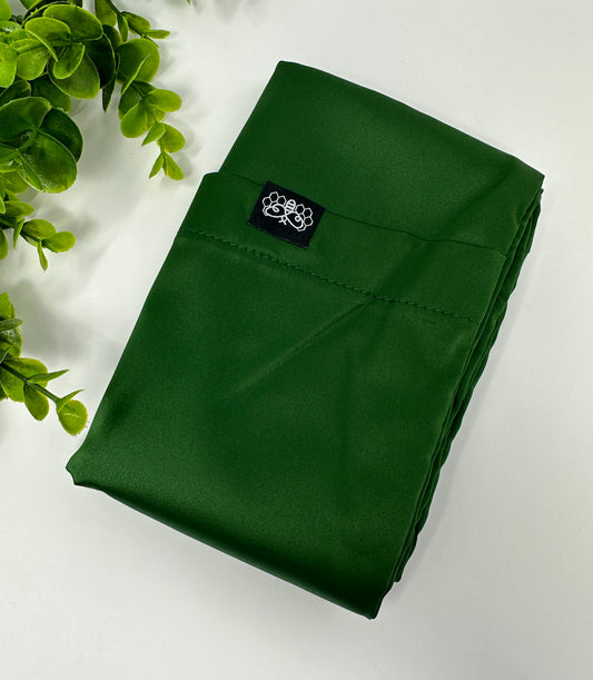 Forrest Green Satin Pillowcase