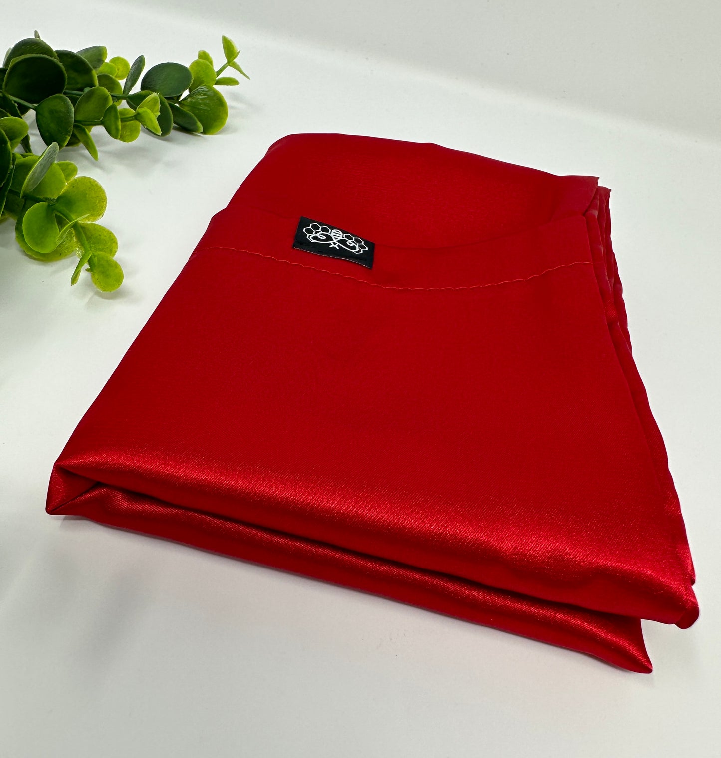 Red Satin Pillowcase