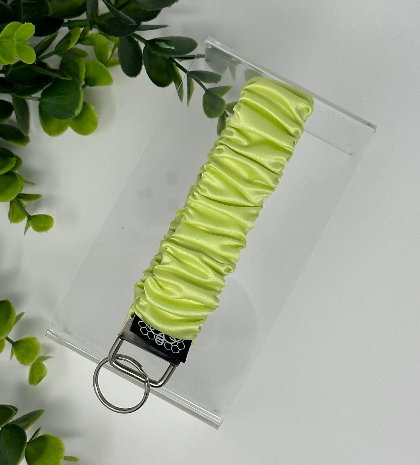 Neon Satin Keychain Lanyard