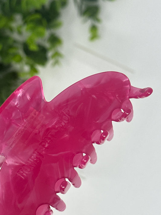 Pink Round Claw Clip