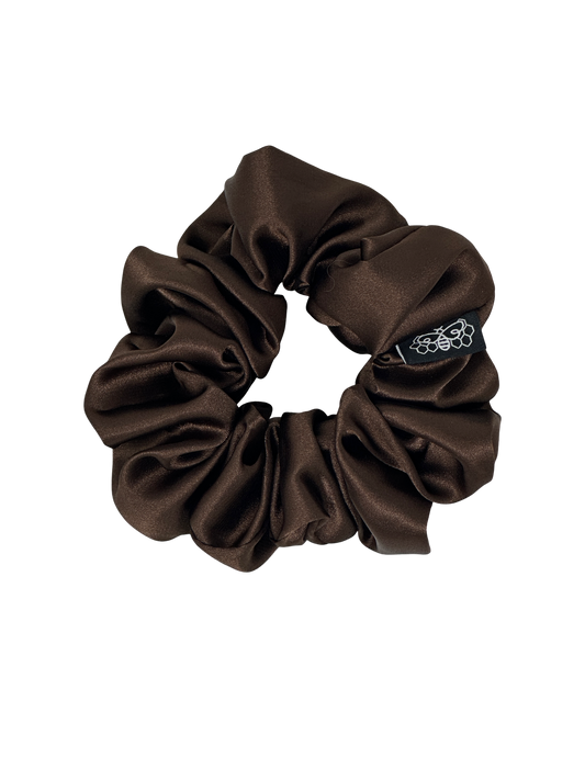 Chocolate Brown Satin