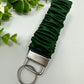 Green Satin Keychain Lanyard