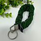 Green Satin Keychain Lanyard