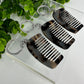 Mini Keychain Hair Comb - Tortoise