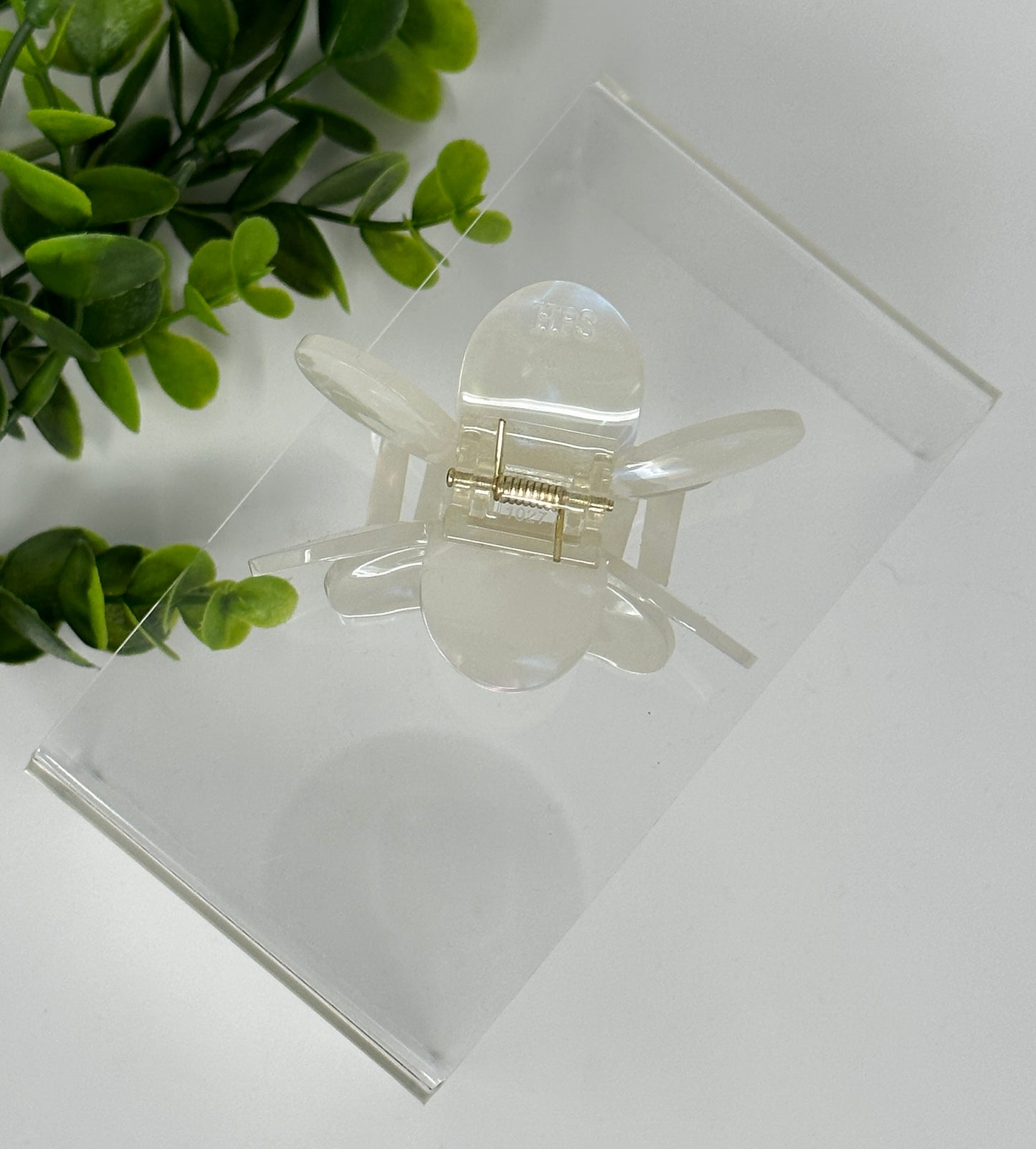 Moonstone Flower Claw Clip