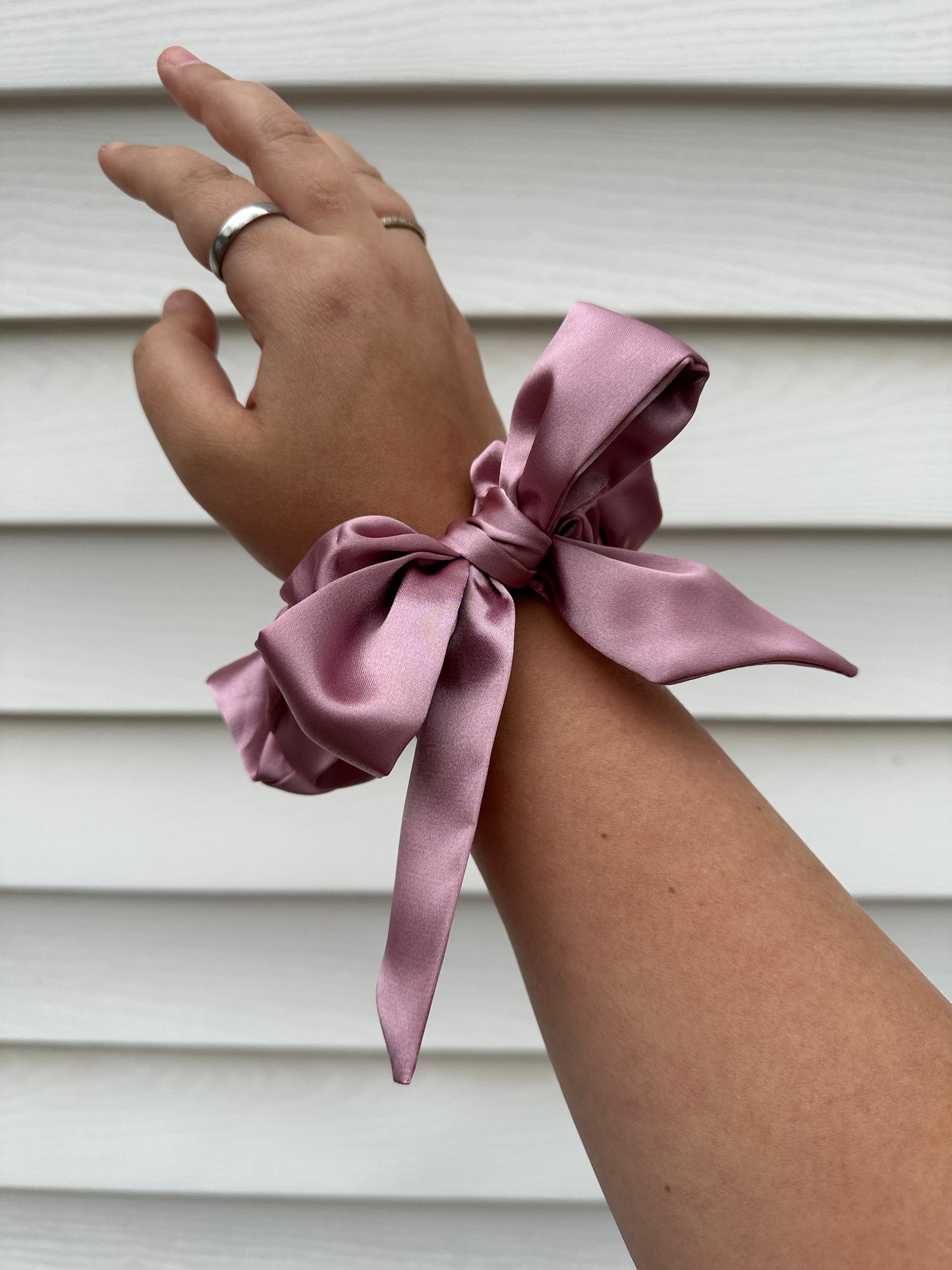 Bubblegum Satin with Bow